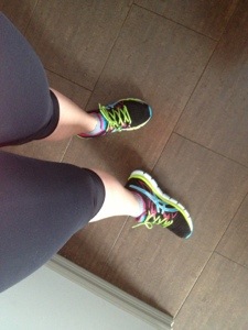 New shoes! I was getting blisters from my favourite runners, so I decided it was time to break a new pair in!